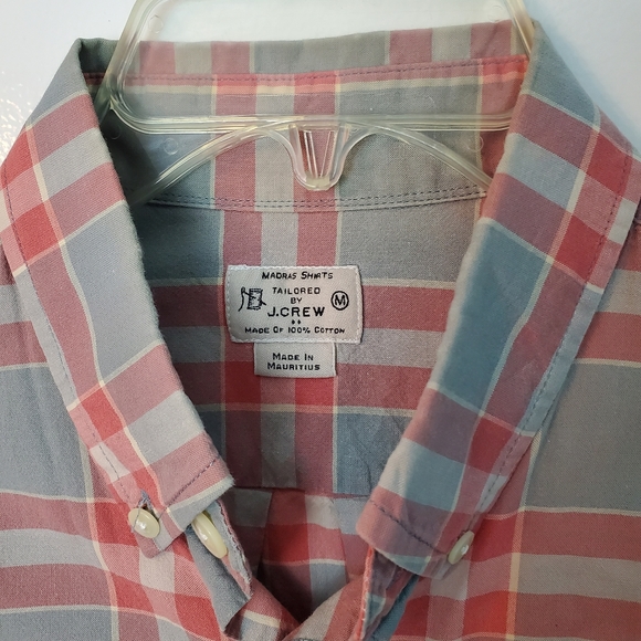 J. Crew button down madras shirt - Picture 2 of 3